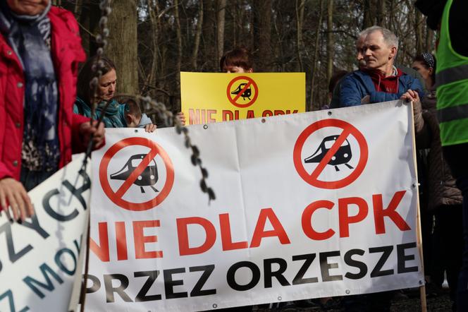 Protest przeciwko CPK w Palowicach. "Po raz kolejny chcemy pokazać sprzeciw"