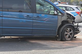 Wypadek pod Trapezem w Lesznie