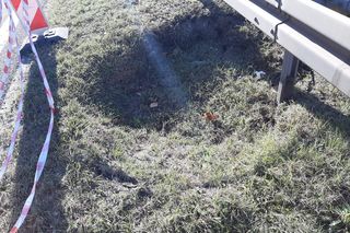 Zapadlisko w Bolesławiu na DK 94. Utrudnienia dla kierowców