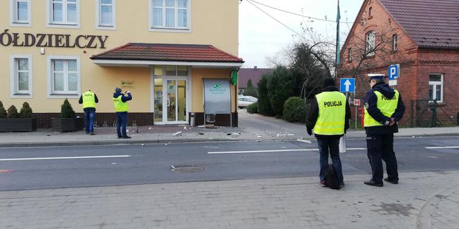 Ktoś wysadził bankomat w Krośnicach koło Milicza