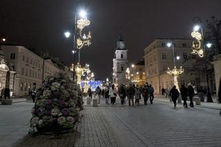 W Mikołajki nie ma epidemii? Tłumy oglądały świąteczne dekoracje