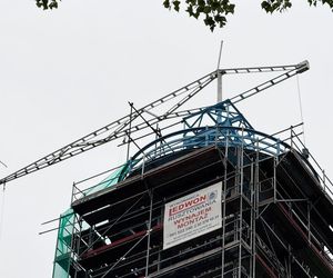 Wieża spadochronowa w Katowicach jest remontowana