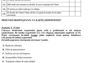 Matura 2012 hiszpański podstawowy 