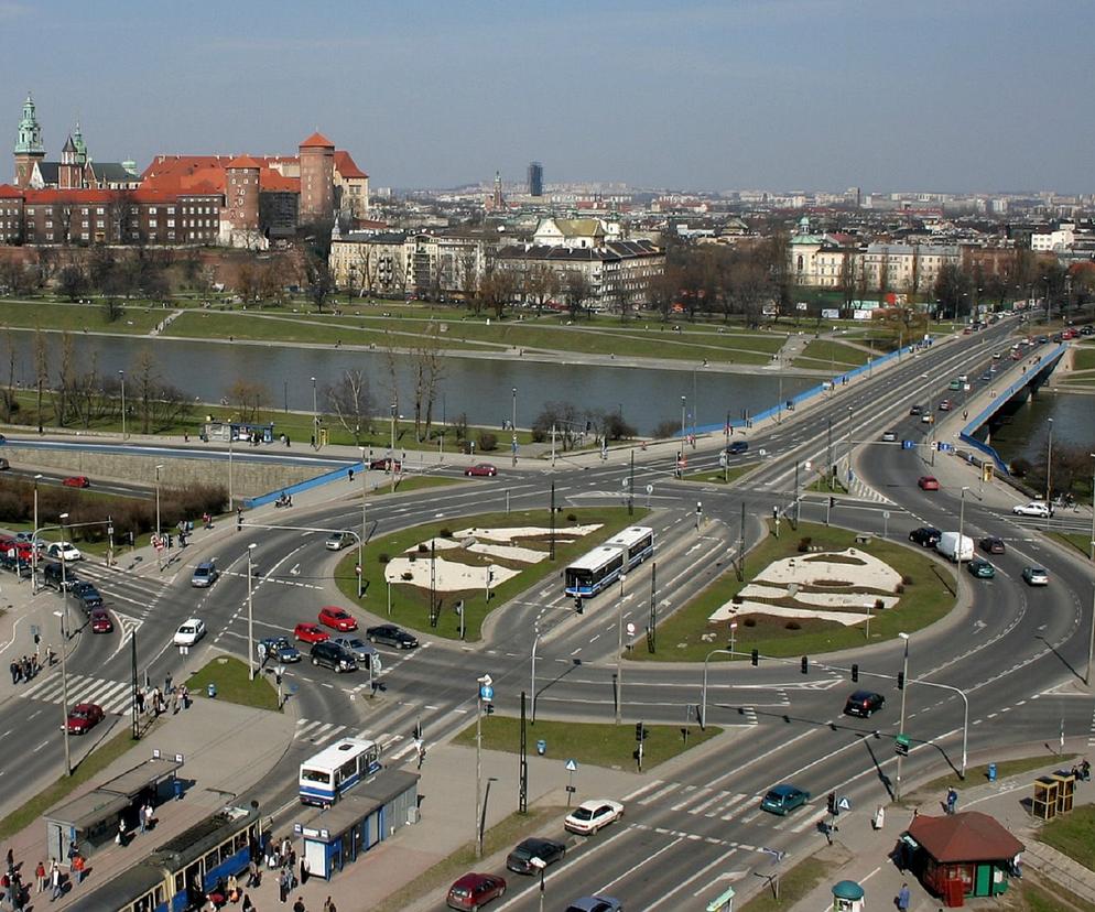 Przebudowa ronda Grunwaldzkiego w Krakowie. Zyskają piesi i rowerzyści