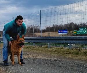 Tomek Gorzędowski w podróż do Skandynawii...z psem