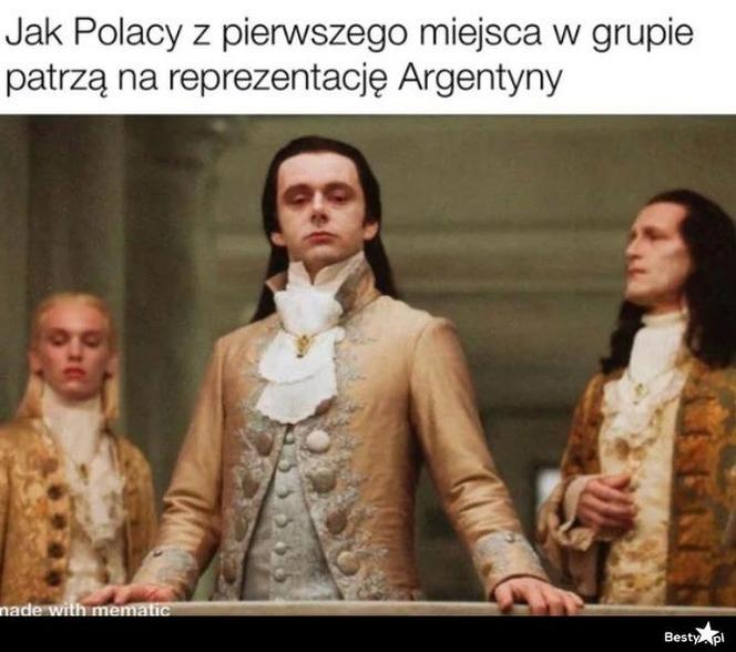 Mecz Polska - Argentyna w memach internautów