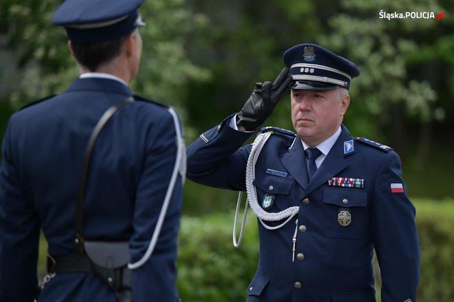 Uroczyste ślubowanie 69 nowych policjantów  w Oddziale Prewencji Policji w Katowicach