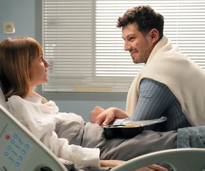 Barwy szczęścia, odcinek 3261: Justin (Jasper Sołtysiewicz), Ola (Michalina Robakiewicz)