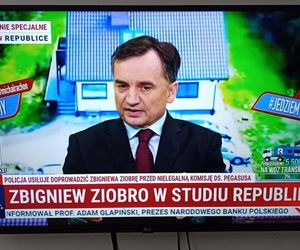 Zbigniew Ziobro w studio TV Republika