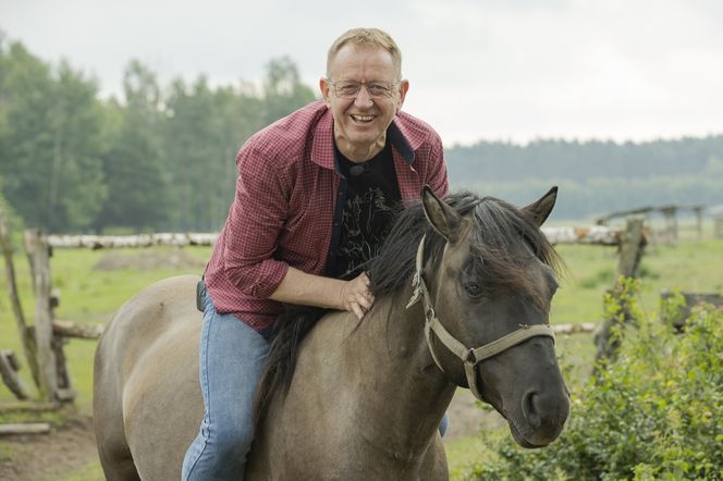 Minister rolnictwa Robert Telus z żoną i końmi 