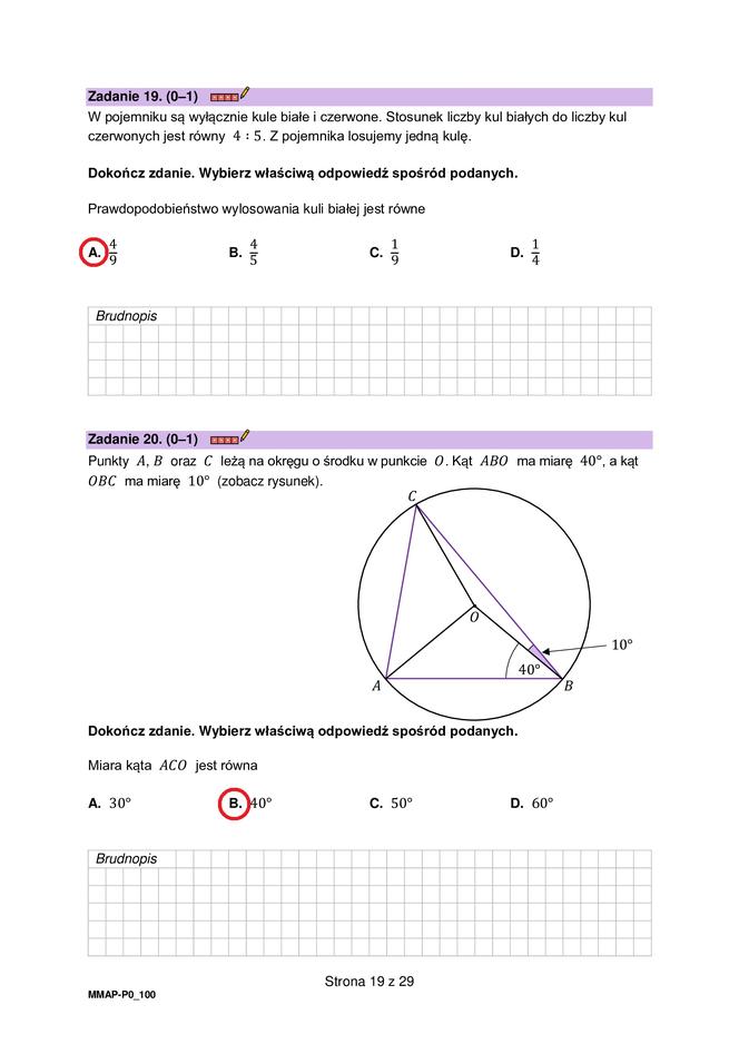 Matura próbna 2023: Matematyka. Oficjalne odpowiedzi CKE