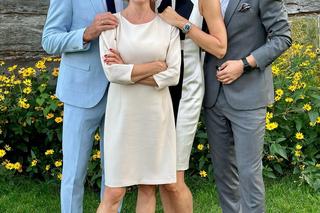 Ślub znanego dziennikarza. Anita Werner wystroiła się w zakazane kolory