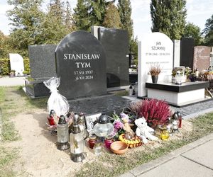 Tak wygląda grób Stanisława Tyma