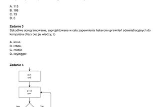 Egzamin zawodowy informatyk - przykładowe zadania. Nazwa kwalifikacji: Projektowanie, programowanie i testowanie aplikacji