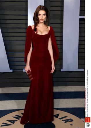 Oscary 2018 - impreza Vanity Fair -  Emily Ratajkowski