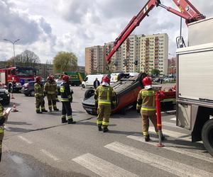 Wypadek na ul. Obotryckiej w Szczecinie