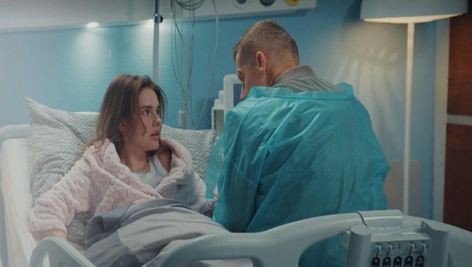 M jak miłość, odc. 1878. Franka (Dominika Kachlik), Paweł (Rafał Mroczek)