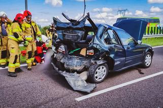Lubelskie: Dwa zderzenia samochodów w tym samym miejscu. Kilka osób zostało rannych [GALERIA]