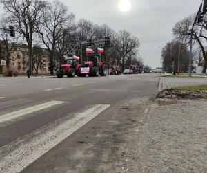 Protest rolników w Elblągu