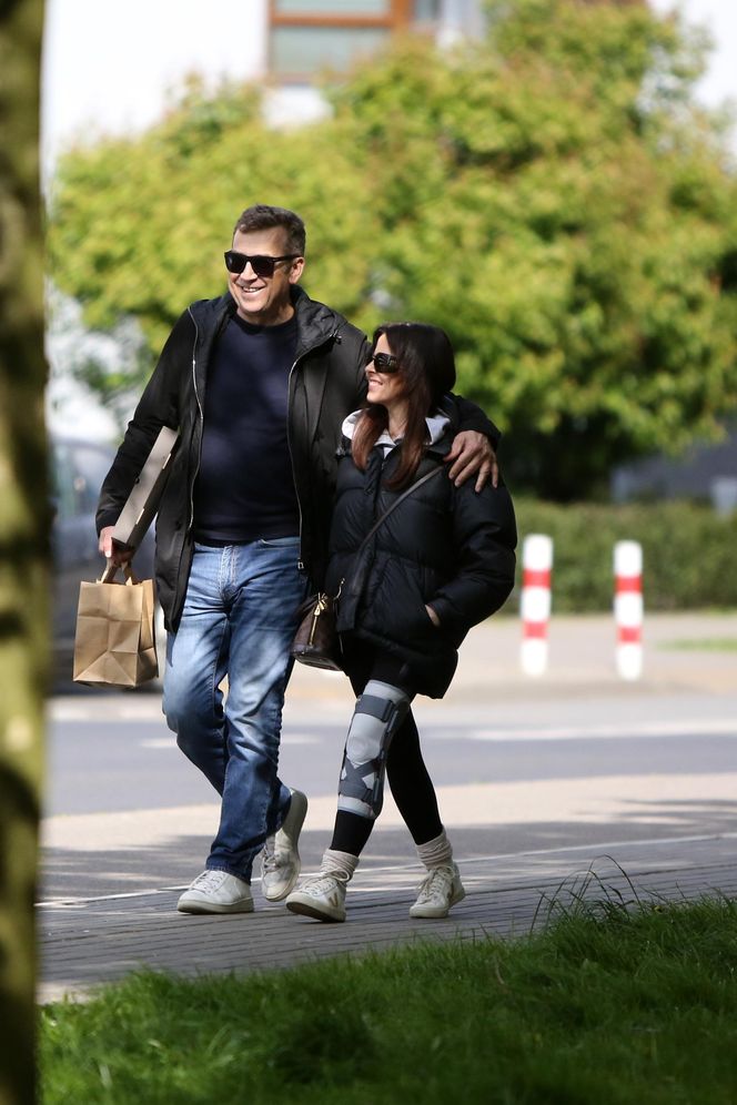 Maciej Orłoś i Paulina Koziejowska zjedli pizze, a potem poszli na rehabilitację