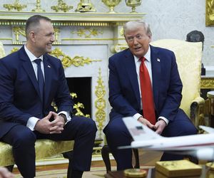Konferencja Nawrockiego i Trumpa przed rozmowami w Białym Domu