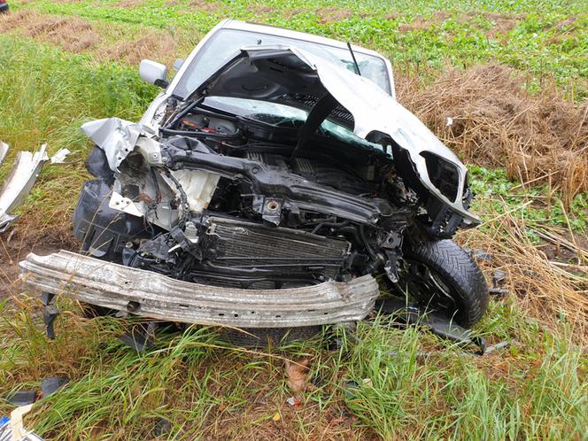 Groźnie wyglądający wypadek pod Braniewiem