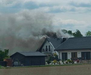 Groźny pożar w powiecie bielskim