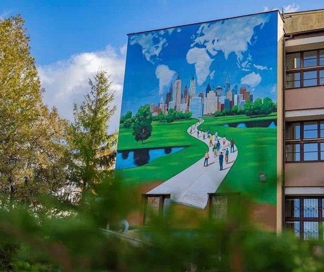 Najpiękniejszy mural w Polsce! Kielce