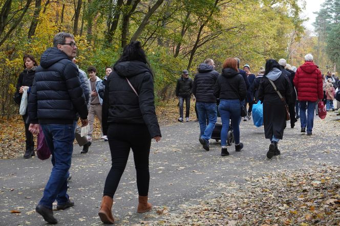 Tłumy na cmentarzu na Miłostowie