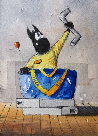Bebok Imbusik - symbol 25-lecia IKEA na Śląsku