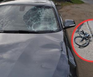 Pijany kierowca potrącił rowerzystę. Poszkodowany trafił do szpitala