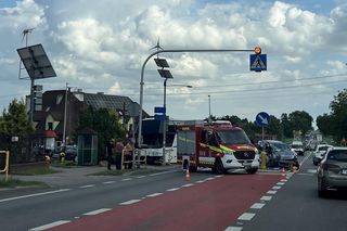 Poważny wypadek w Starym Zamościu. W autokarze były 23 osoby