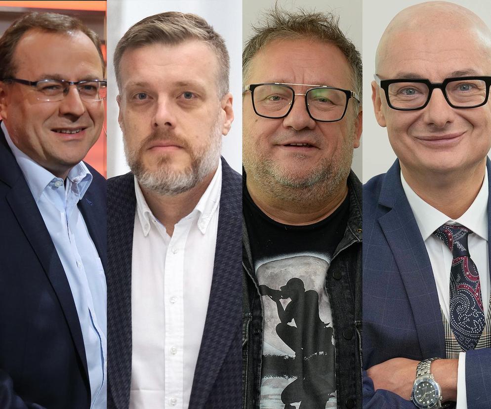 Adrian Zandberg, Michał Kamiński, dr Mirosław Oczkoś, prof. Antoni Dudek