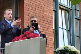 Przyjazd piłkarzy do hotelu