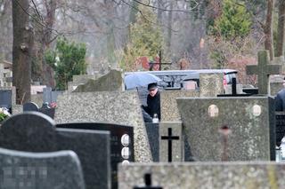 Pogrzeb matki Tomasza Stockingera