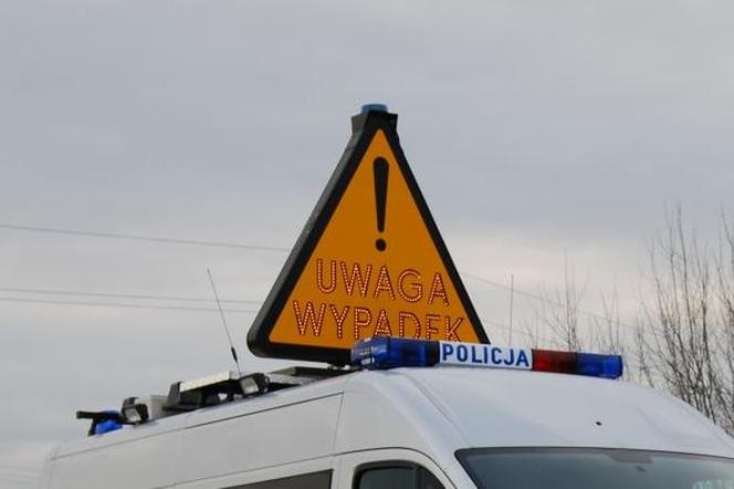 Wypadek w Toruniu. Na miejscu policja