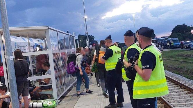 Policja na Pol'And'Rock Festival