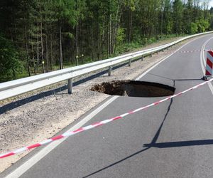 Obwodnica Bolesławia - najpierw zapadliska, teraz jezioro