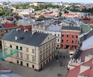 Panorama Lublina z najwyższego punktu widokowego w mieście - Wieży Trynitarskiej