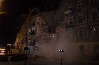 Lublin: Zawaliła się część kamienicy. Jedna osoba poszkodowana [WIDEO]
