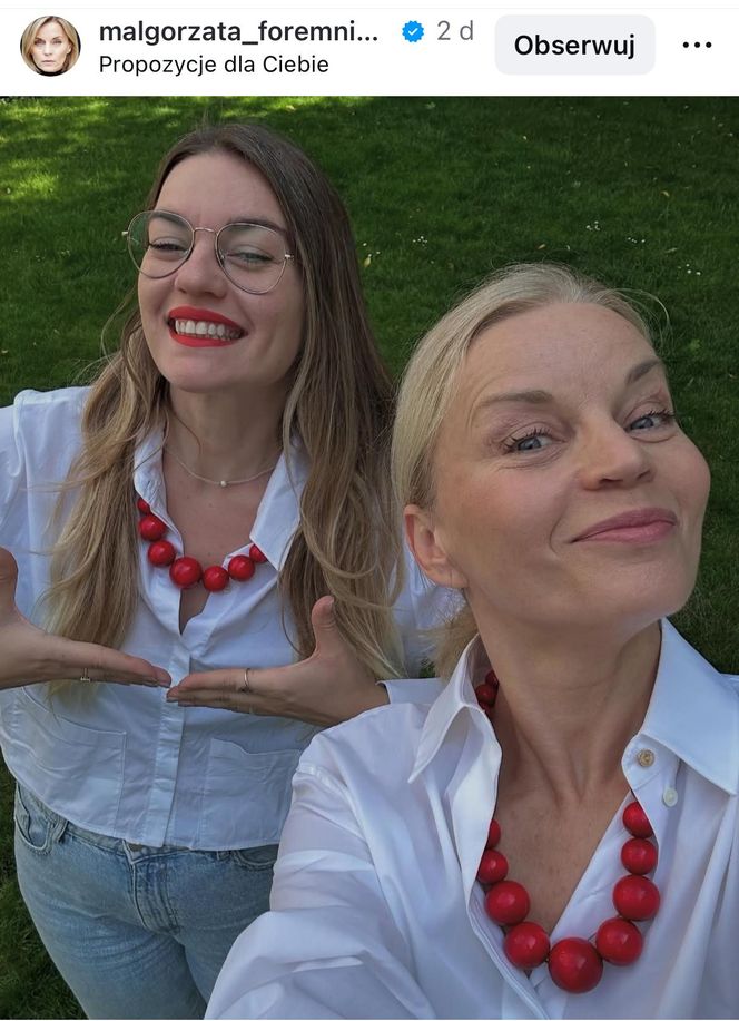 Wybory 2025: Małgorzata Foremniak  