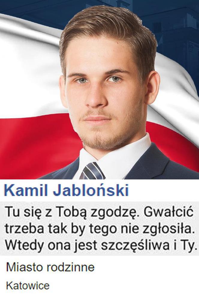 Młodzieżowy radny z Katowic chwali GWAŁT! Jego słowa są OBURZAJĄCE!