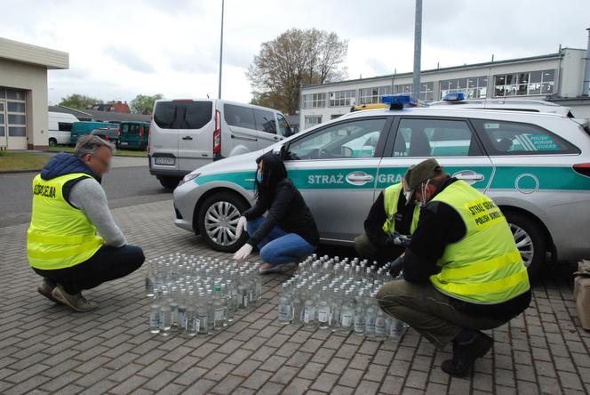 Straż Graniczna polała alkohol. Spirytus trafił do szpitali [ZDJĘCIA]