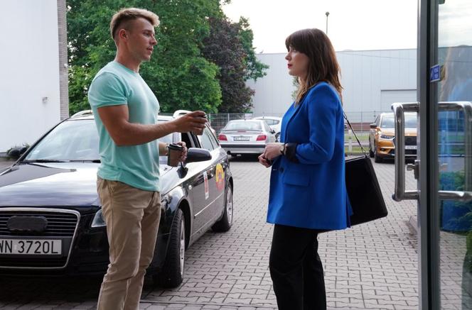 Barwy szczęścia odc. 2720. Agata (Natalia Zambrzycka), Patryk (Konrad Skolimowski)	