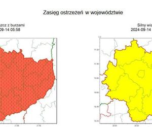 Podtopienia, zalane ulice, interwencje straży w Świętokrzyskiem. 14 września 2024