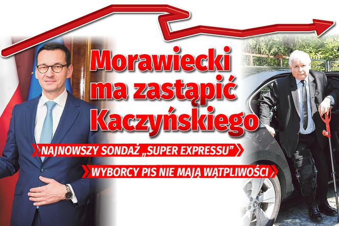 Morawiecki ma zastąpić Kaczyńskiego sondaż Super Expressu
