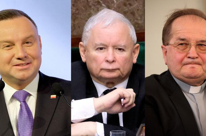 Andrzej Duda, Jarosław Kaczyński, Tadeusz Rydzyk