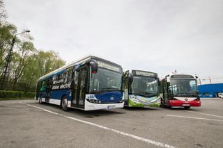 154 - pierwsza regularna linia obsługiwana autobusami elektrycznymi w Krakowie