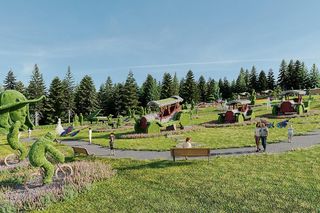 Polana Światła i Muzyki - Góra Parkowa, Krynica-Zdrój