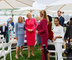 Agata Duda na przyjęciu u Jill Biden 